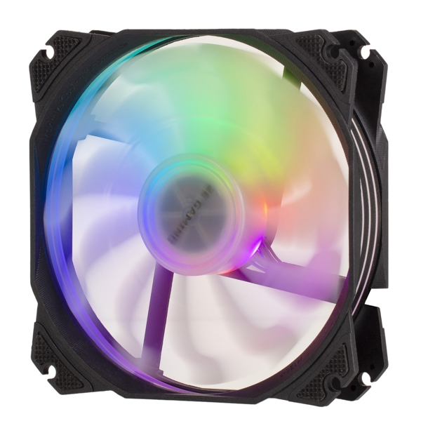 ქულერი 2E 2E-ACF120PW-RGB, RGB, 120mm, 1700RPM, Cooler, Black