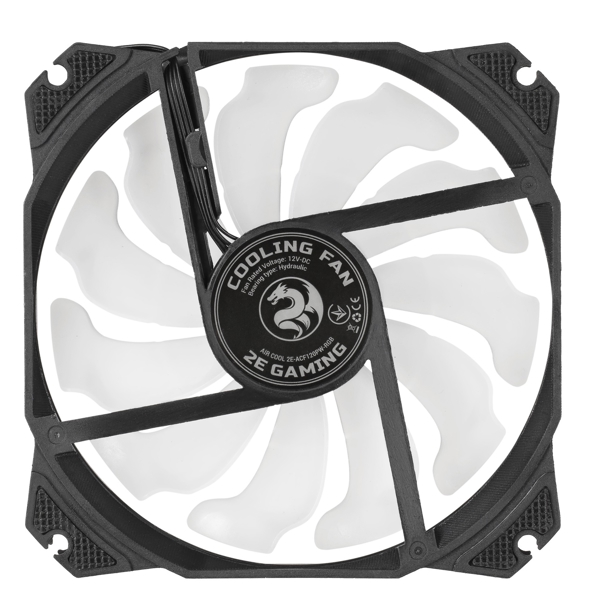 ქულერი 2E 2E-ACF120PW-RGB, RGB, 120mm, 1700RPM, Cooler, Black