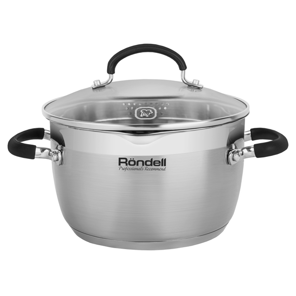 ქვაბი Rondell RDS 1448, 5.7L, 24cm, Stainless Steel