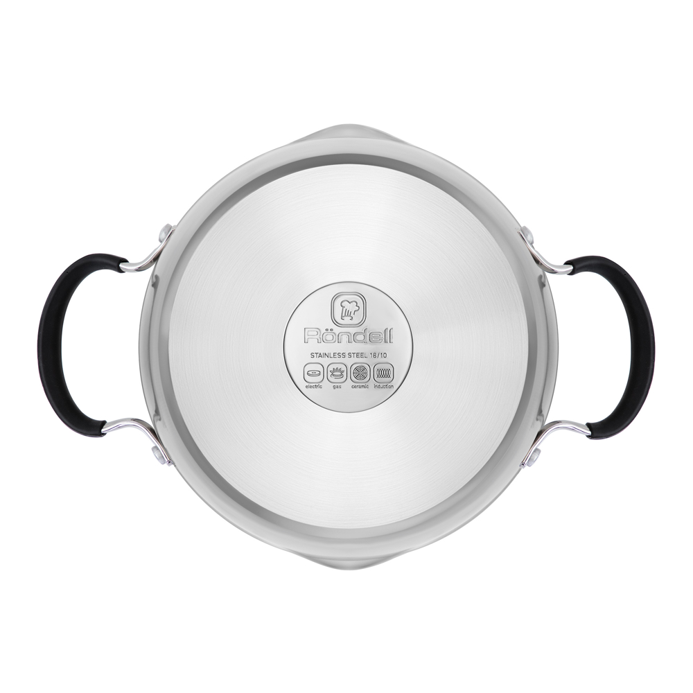 ქვაბი Rondell RDS 1448, 5.7L, 24cm, Stainless Steel