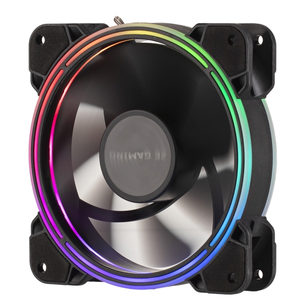 ქულერი 2E 2E-ACF120B-RGB, RGB, 120mm, 1300RPM, Cooler, Black