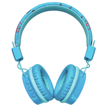 ყურსასმენი Trust Comi BT Kids, Headphones, Wireless, USB-A, Bluetooth, Blue