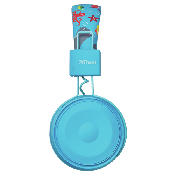 ყურსასმენი Trust Comi BT Kids, Headphones, Wireless, USB-A, Bluetooth, Blue