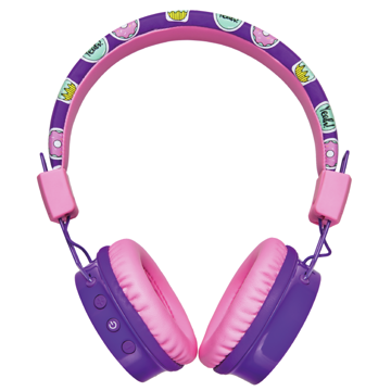 ყურსასმენი Trust Comi BT Kids, Headphones, Wireless, USB-A, Bluetooth, Purple