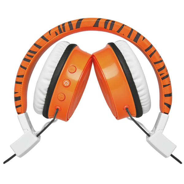 ყურსასმენი Trust Comi BT Kids, Headphones, Wireless, USB-A, Bluetooth, Orange