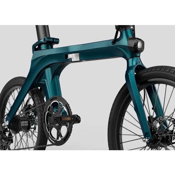 ელექტრო ველოსიპედი Fiido X, 20", Folding Electric Bike, 25KM/H, up to 130km Green