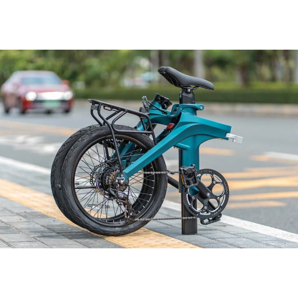 ელექტრო ველოსიპედი Fiido X, 20", Folding Electric Bike, 25KM/H, up to 130km Green