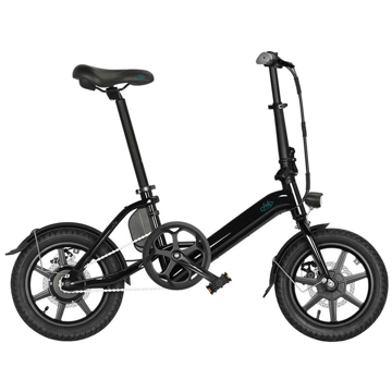 ელექტრო ველოსიპედი Fiido D3 Pro, 14", Folding Electric Bike, 25KM/H, up to 60km Black