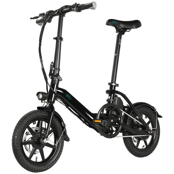 ელექტრო ველოსიპედი Fiido D3 Pro, 14", Folding Electric Bike, 25KM/H, up to 60km Black