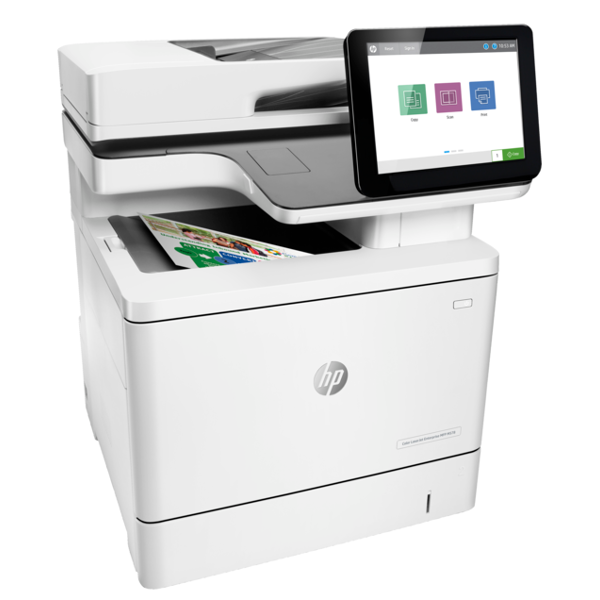 პრინტერი HP 7ZU85A M578dn, MFP, A4. Lan, USB, White