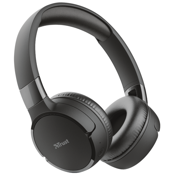 ყურსასმენი Trust Zena BT, Headphones, Wireless, USB, 3.5mm, Bluetooth, Black