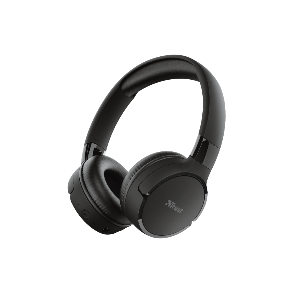 ყურსასმენი Trust Zena BT, Headphones, Wireless, USB, 3.5mm, Bluetooth, Black