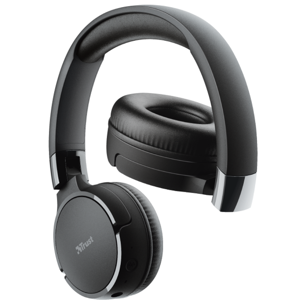 ყურსასმენი Trust Zena BT, Headphones, Wireless, USB, 3.5mm, Bluetooth, Black