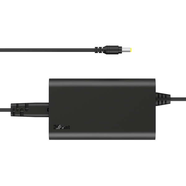 ნოუთბუქის დამტენი Trust Simo Ultra-slim, 70W, Universal Laptop Charger, Black