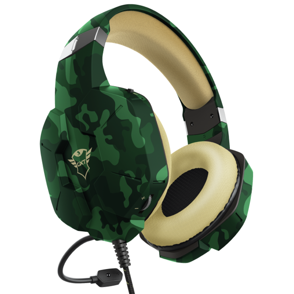 ყურსასმენი Trust GXT323C, Gaming Headset, Wired, 3.5mm, Green