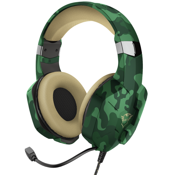 ყურსასმენი Trust GXT323C, Gaming Headset, Wired, 3.5mm, Green