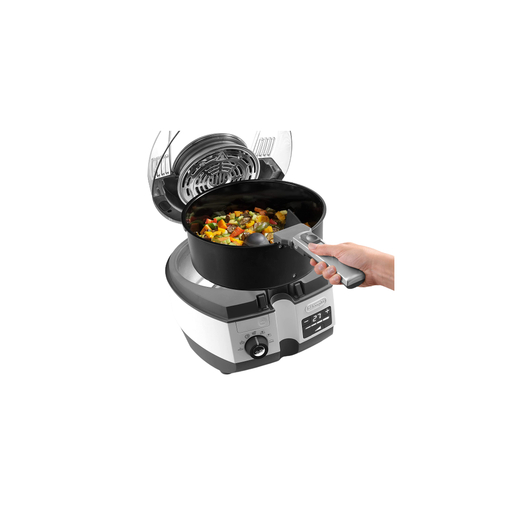 DeLonghi FH13961, 1400W, 5L, Multifunction Cooker, Silver