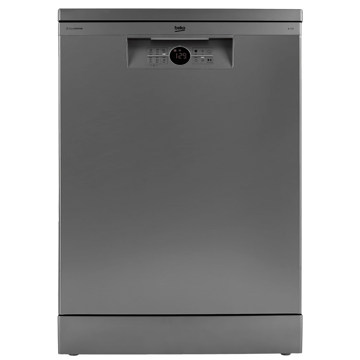 ჭურჭლის სარეცხი მანქანა Beko BDFN26520XQ, E, 44Dba, Dishwasher, Gray