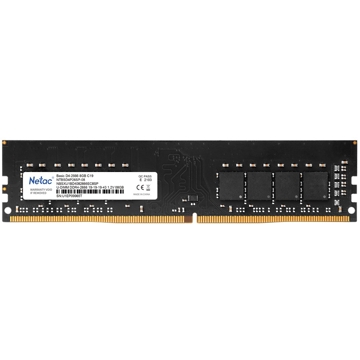 ოპერატიული მეხსიერება Netac NTBSD4P26SP-08, RAM 8GB, DDR4 UDIMM, 2666 MHz