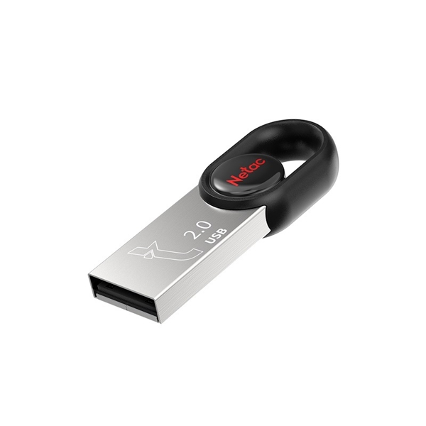 USB ფლეშ მეხსიერება Netac NT03UM2N-064G-20BK, 64GB, USB 2.0, Grey