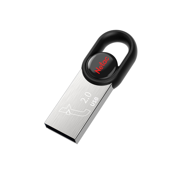 USB ფლეშ მეხსიერება Netac NT03UM2N-064G-20BK, 64GB, USB 2.0, Grey