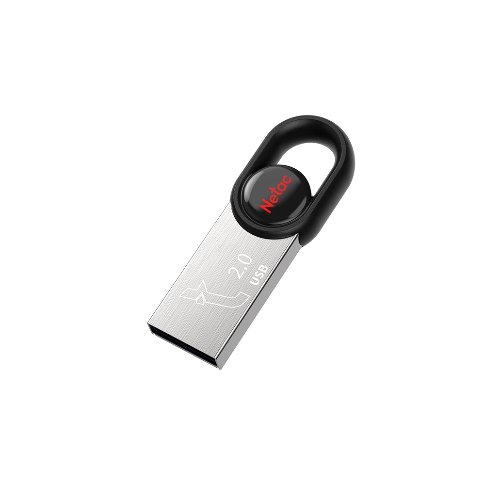Netac NT03UM2N-064G-20BK, 64GB, USB 2.0, Grey