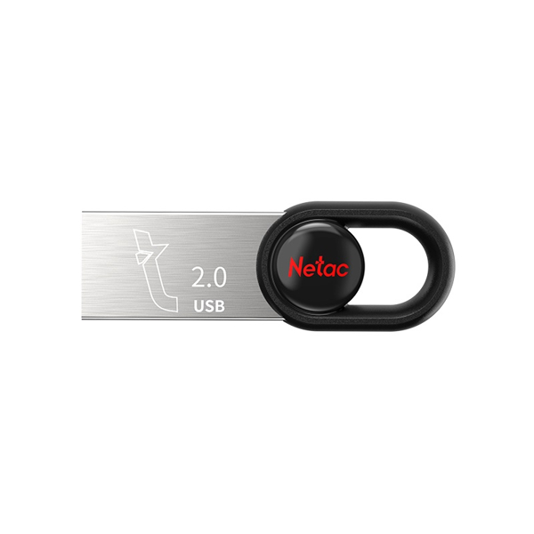 USB ფლეშ მეხსიერება Netac NT03UM2N-064G-20BK, 64GB, USB 2.0, Grey