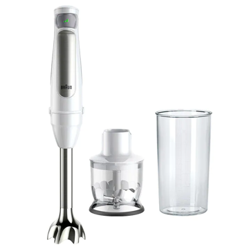 ხელის ბლენდერი Braun MQ7020 HB, 1000W, 600ML, Blender, White