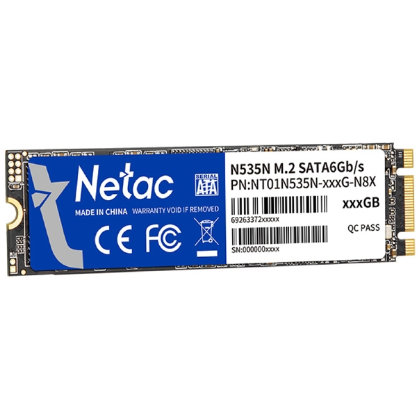 მყარი დისკი Netac NT01N535N-512G-N8X, 512GB, M.2, Internal Hard Drive