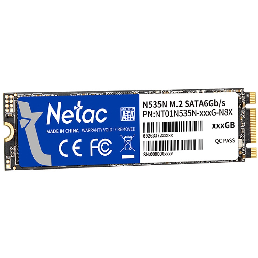მყარი დისკი Netac NT01N535N-512G-N8X, 512GB, M.2, Internal Hard Drive
