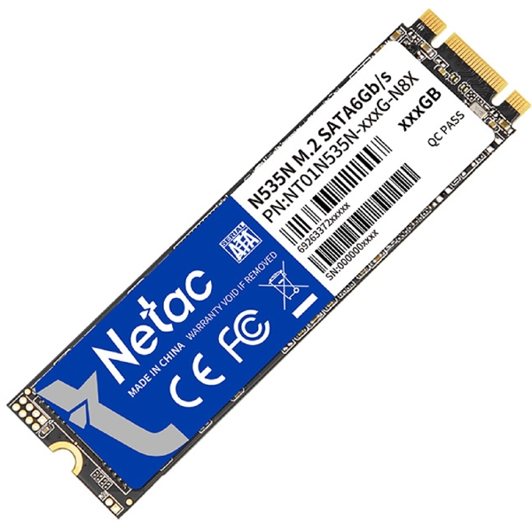 მყარი დისკი Netac NT01N535N-512G-N8X, 512GB, M.2, Internal Hard Drive