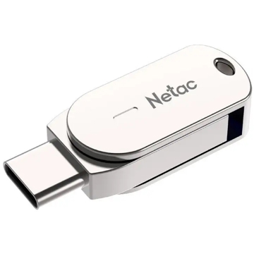 USB ფლეშ მეხსიერება NT03U785C-032G-30PN, 32GB, USB 3.1, Type-C, Silver