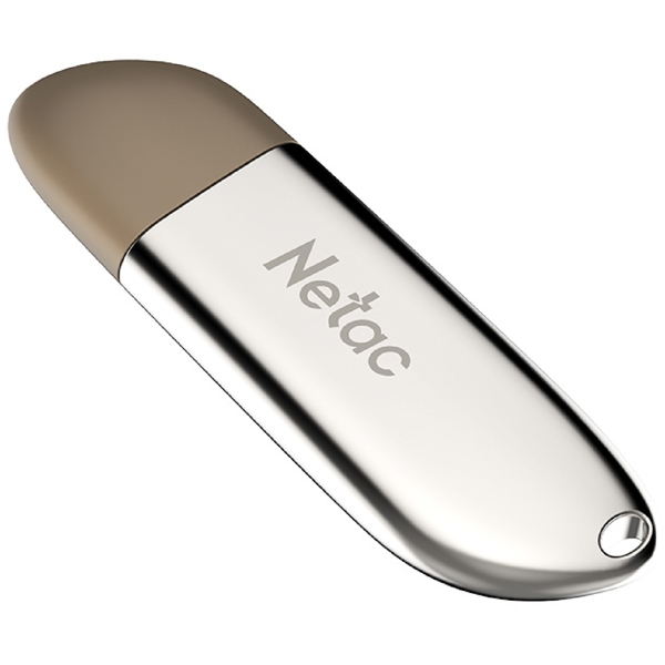 USB ფლეშ მეხსიერება Netac NT03U352N-032G-30PN, 32GB, USB3.0, USB 2.0, Gold