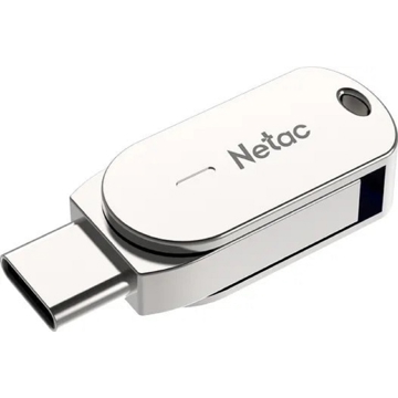 Netac NT03U785C-064G-30PN, 64GB, USB 3.2 Gen 1, Silver