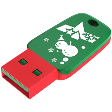 Netac NT03U197N-064G-20RG, 64GB, USB 2.0, Type-A, Green/Red