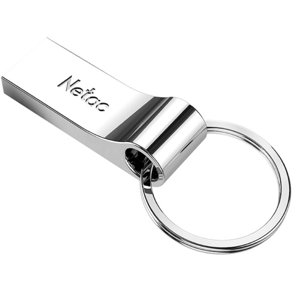 USB ფლეშ მეხსიერება Netac NT03U275N-064G-20SL, 64GB, USB 2.0, Type-A, Silver