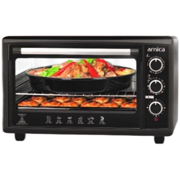 ელექტრო ღუმელი Arnika G25051, 2000W, 52L, Electric Oven, Black/Silver