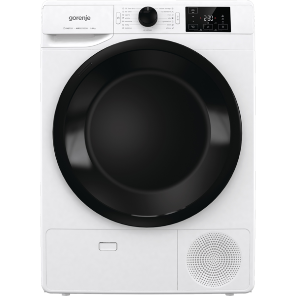 სარეცხის საშრობი მანქანა Gorenje DNE8B, 8Kg, A, Washing dryer, White