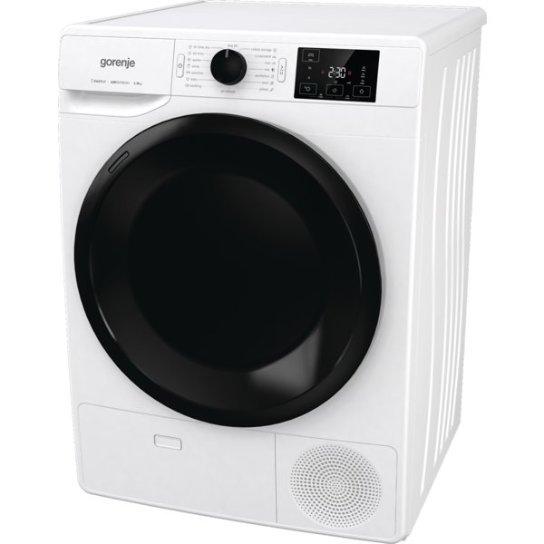 სარეცხის საშრობი მანქანა Gorenje DNE8B, 8Kg, A, Washing dryer, White