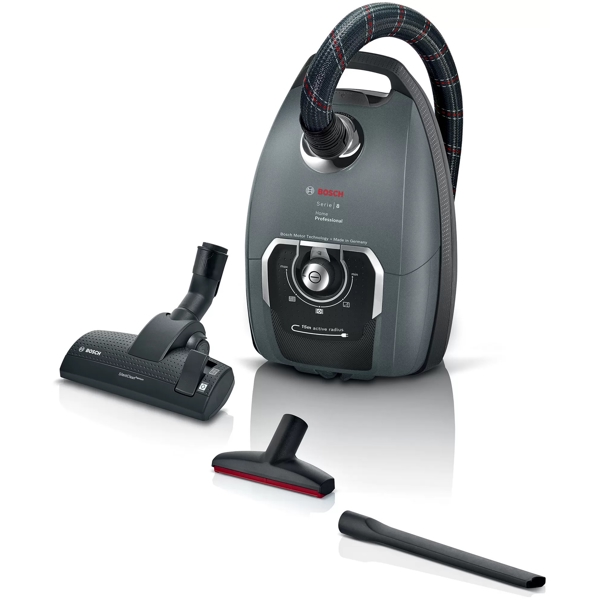 მტვერსასრუტი Bosch BGL8PRO3, 5L, 1000W, Vacuum Cleaner, Grey