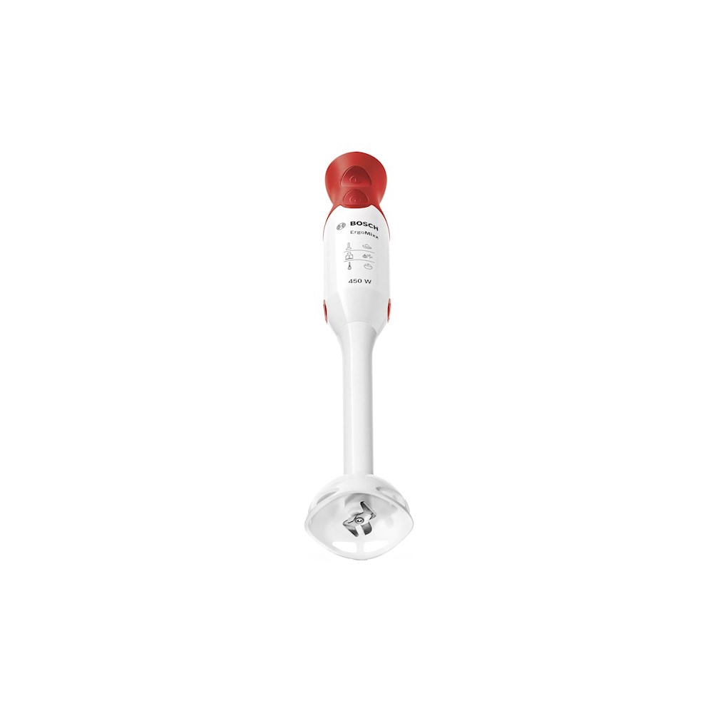 ხელის ბლენდერი Bosch MSM64110, 450W, 1L, Hand Blender, White/Red