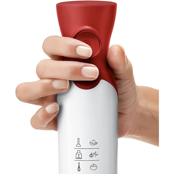 ხელის ბლენდერი Bosch MSM64110, 450W, 1L, Blender, White/Red