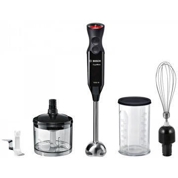 ხელის ბლენდერი Bosch MS61B6170, 1000W, 600ML, Blender, Black