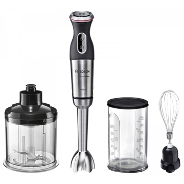 ხელის ბლენდერი Bosch MS8CM6160, 1000W, 600ML, Blender, Black/Silver