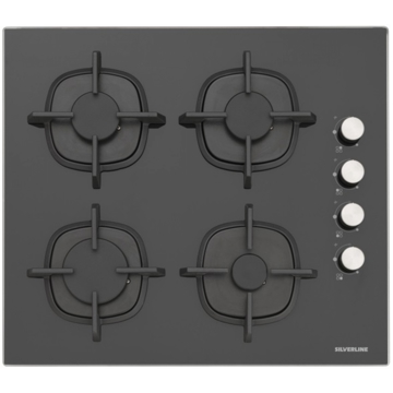 Built-in Gas Cooktop Silverline CS5343B01, Black