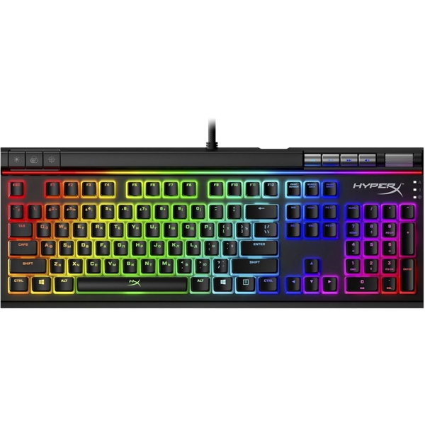 კლავიატურა HyperX 4P5N3AX#ACB Alloy Elite II, Wired, RGB, USB, Gaming Keyboard, Black