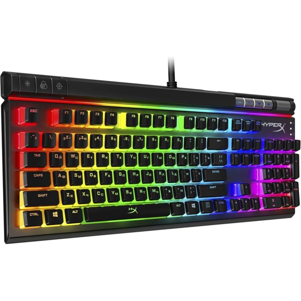 კლავიატურა HyperX 4P5N3AX#ACB Alloy Elite II, Wired, RGB, USB, Gaming Keyboard, Black