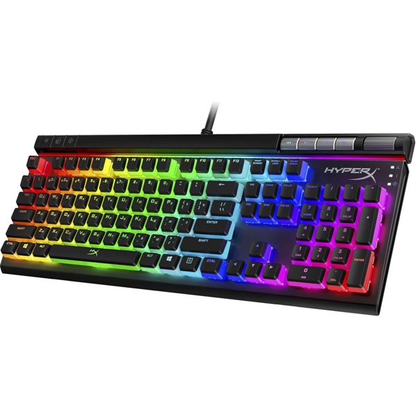 კლავიატურა HyperX 4P5N3AX#ACB Alloy Elite II, Wired, RGB, USB, Gaming Keyboard, Black