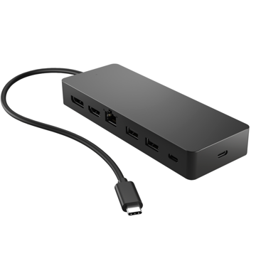 USB-C ჰაბი HP 50H98AA, USB-C Hub, Black