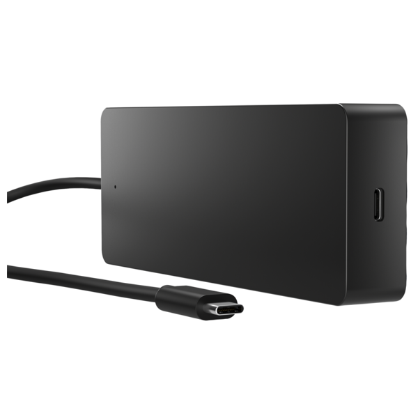 HP 50H98AA, USB-C Hub, Black